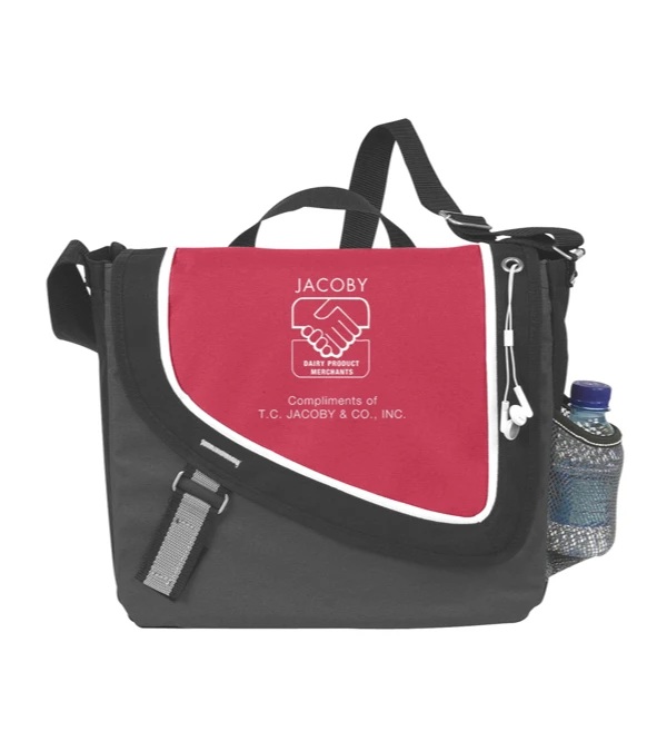 Professional custom messenger bags and shoulder bags with embroidered logos