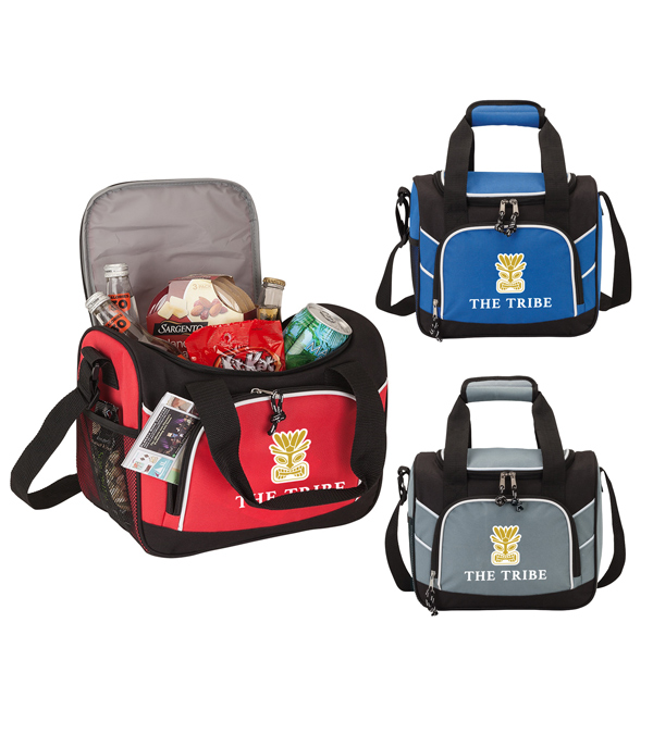 Custom coolers and promotional lunch bags with logo